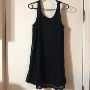Mini black dress